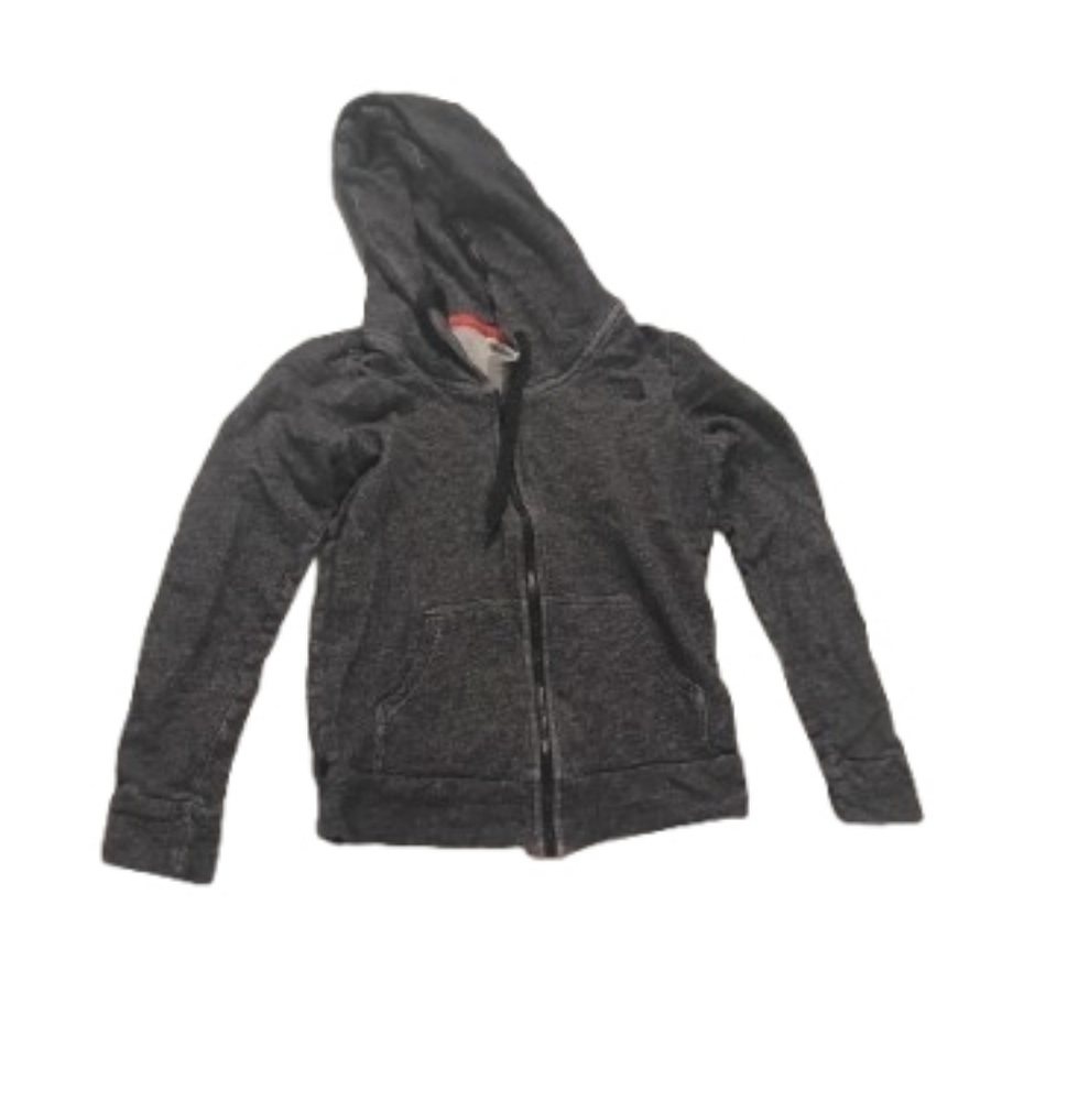 The North Face Women's Gray Full Zip Hoodie Jacket Cotton Sz S